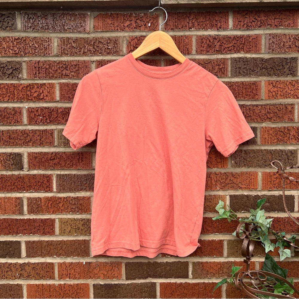 Wonder Nation Dusty Pink Short Sleeve Baby Tee Short Sleeve Tee Shirt
